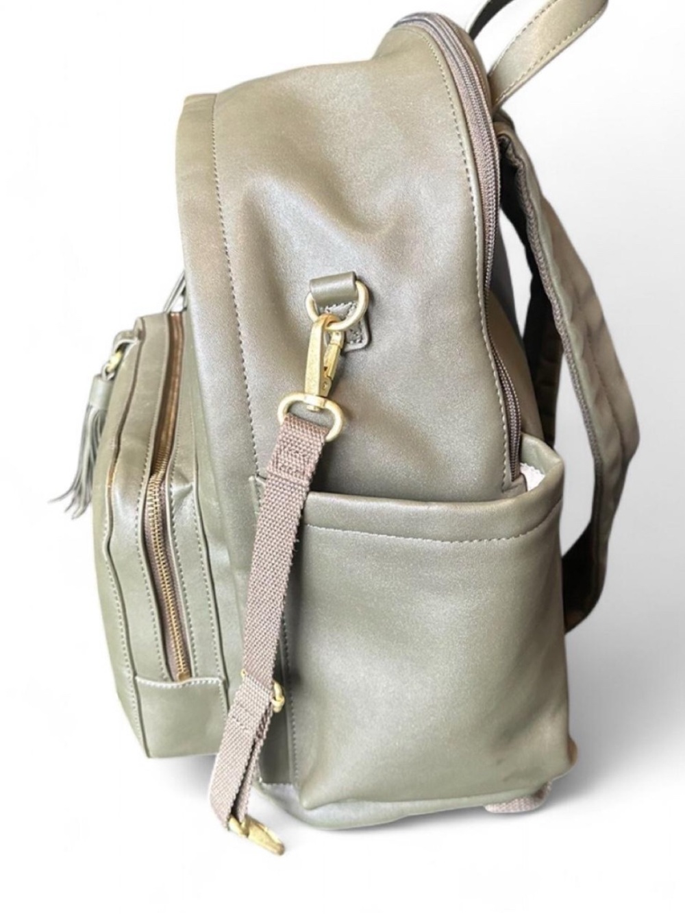 Skip Hop Greenwich Diaper BackPack in Olive Green - Picture 3 of 5